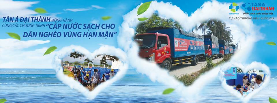 Đồng hành cùng các chương trình cấp nước sạch cho dân nghèo